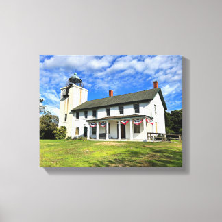 Horton Point Lighthouse New York Wrapped Canvas Print