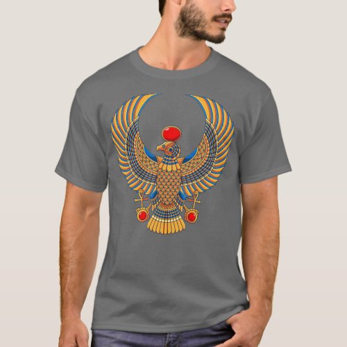 Horus Ancient Egyptian Falcon Hieroglyph Egypt God T_Shirt