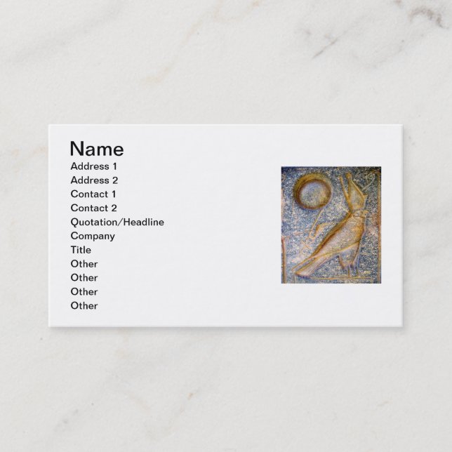 Horus Business Card (Front)