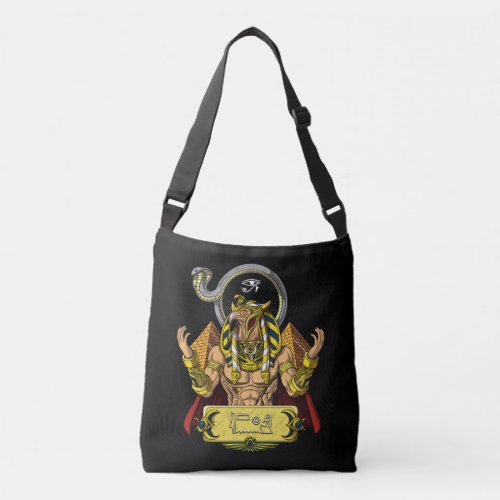 Horus Egyptian God Ra Pyramids Ancient Mythology Crossbody Bag