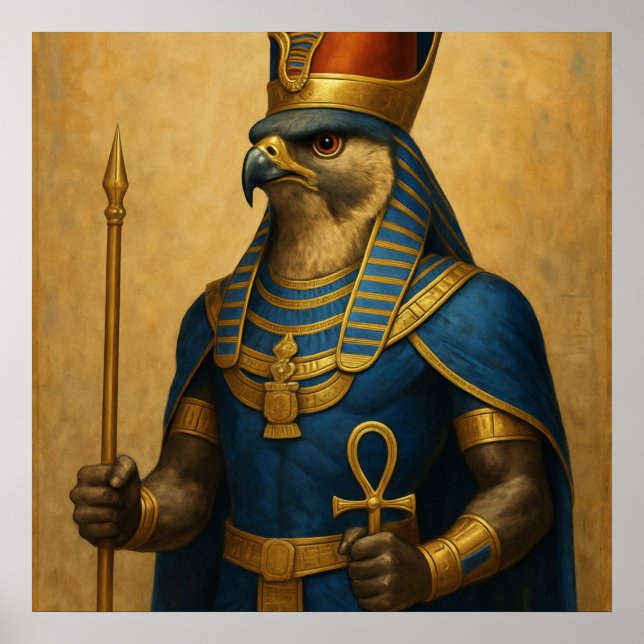 Horus Falcon God Egyptian Poster Art (Front)