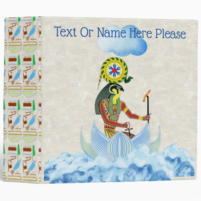 Horus Of The Horizon 3 Ring Binder (Front/Spine)