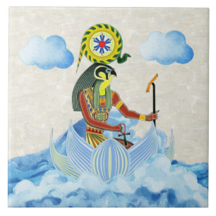 Horus Of The Horizon Ceramic Tile