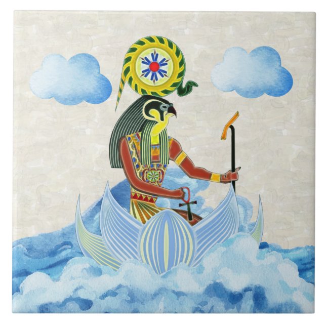 Horus Of The Horizon Ceramic Tile (Front)