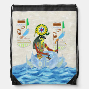 Horus Of The Horizon Drawstring Bag