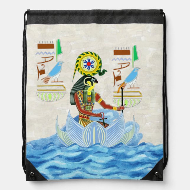 Horus Of The Horizon Drawstring Bag (Front)