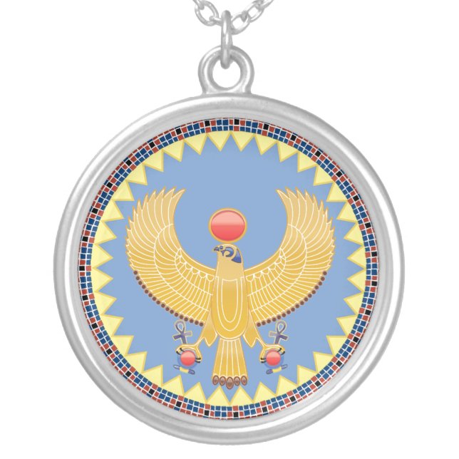 Horus, the God of Kings in Ancient Egypt Necklace (Front)