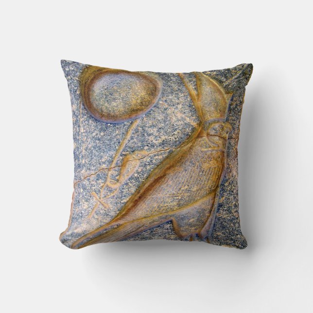 Horus Throw Pillow (Front)