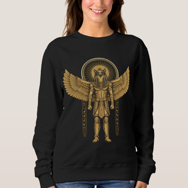 Horus with Sun Disk  Sweatshirt (Front)