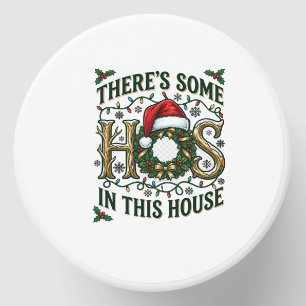 Hos House Christmas Wreath Santa Hat Lights Mini Candle Favors