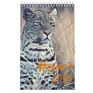 Hosana the Leopard 2019 Wall Calendar