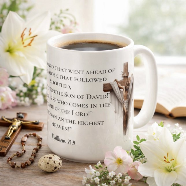 Hosanna in the Highest Coffee Mug (Creator Uploaded)