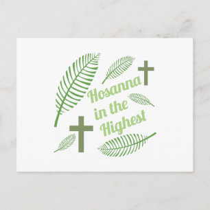 Hosanna In The Highest Postcard