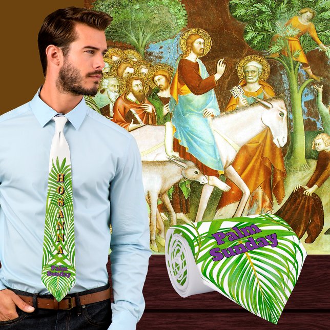 HOSANNA Palm Sunday Neck Tie (Creator Uploaded)