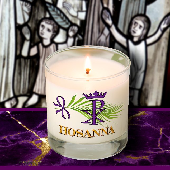 HOSANNA Palm Sunday Scented Candle (Creator Uploaded)