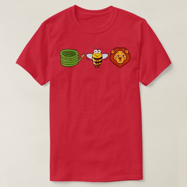 Hose Bee Lion Funny Gift  T-Shirt (Design Front)