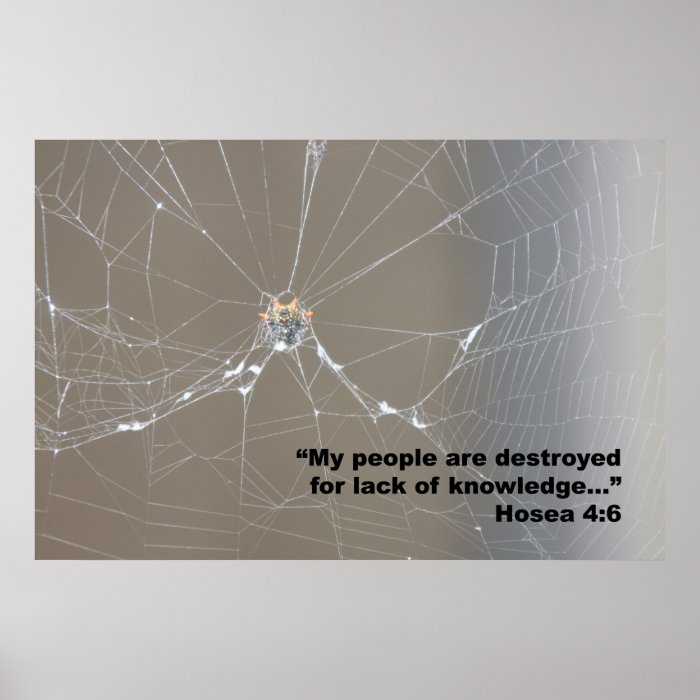 Hosea 46 Scripture Poster, Version D