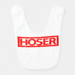 Hoser Stamp Baby Bib