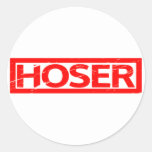 Hoser Stamp Classic Round Sticker
