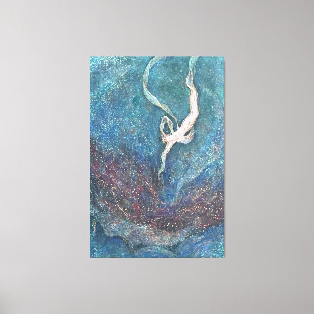 Hoshizora-Hiten: Celestial Flight through the Star Canvas Print (Front)