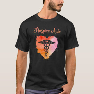 Hospice Aide  Nurses Nursing Graduation Caduceus T-Shirt