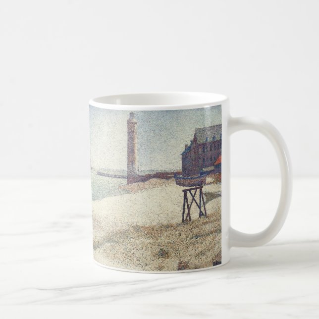 Hospice and Lighthouse, Honfleur by Georges Seurat Coffee Mug (Right)