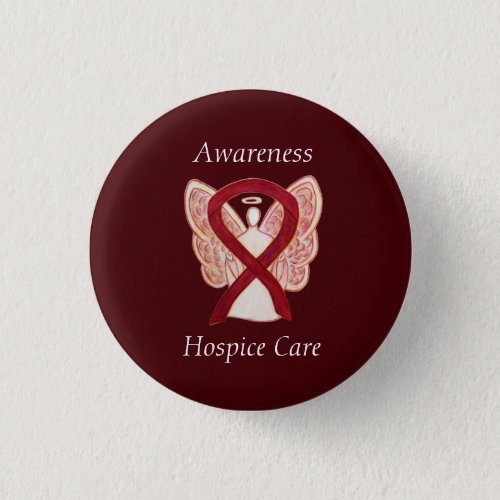 Hospice Care Angel Awareness Ribbon Pins