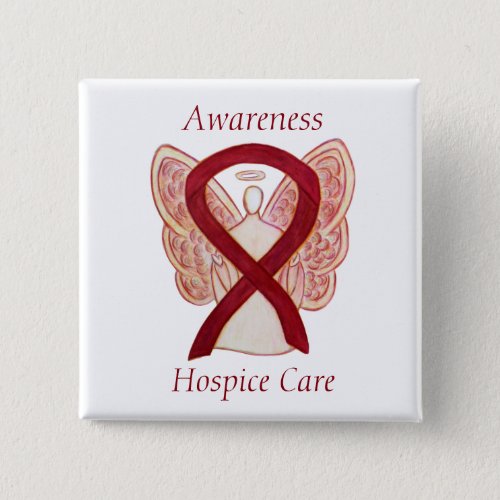 Hospice Care Angel Awareness Ribbon Pins