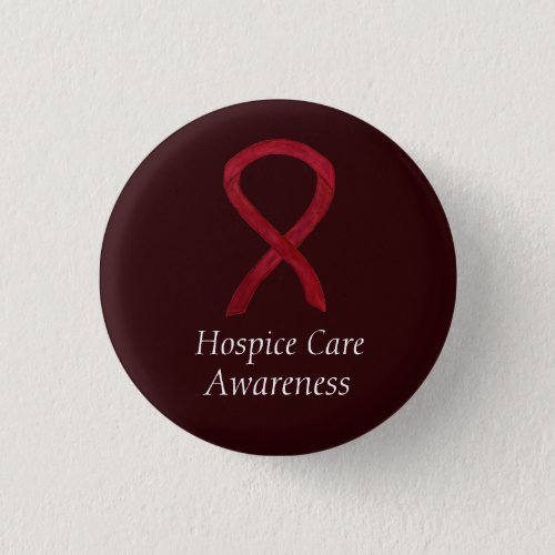 Hospice Care Awareness Ribbon Custom Pins