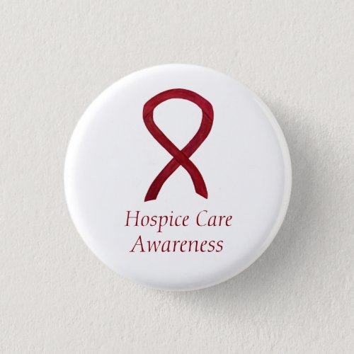 Hospice Care Awareness Ribbon Custom Pins