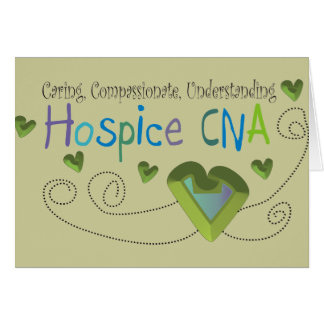 Hospice CNA Green Hearts Cards