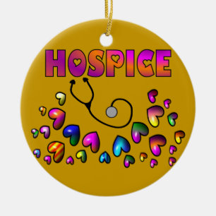 HOSPICE HEARTS Christmas Ornament