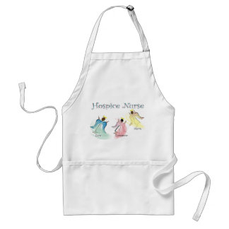 Hospice Nurse 3 Angels Design Adult Apron
