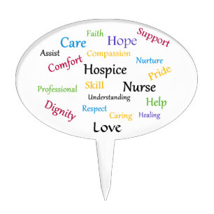 Hospice Nurse Cake Pick