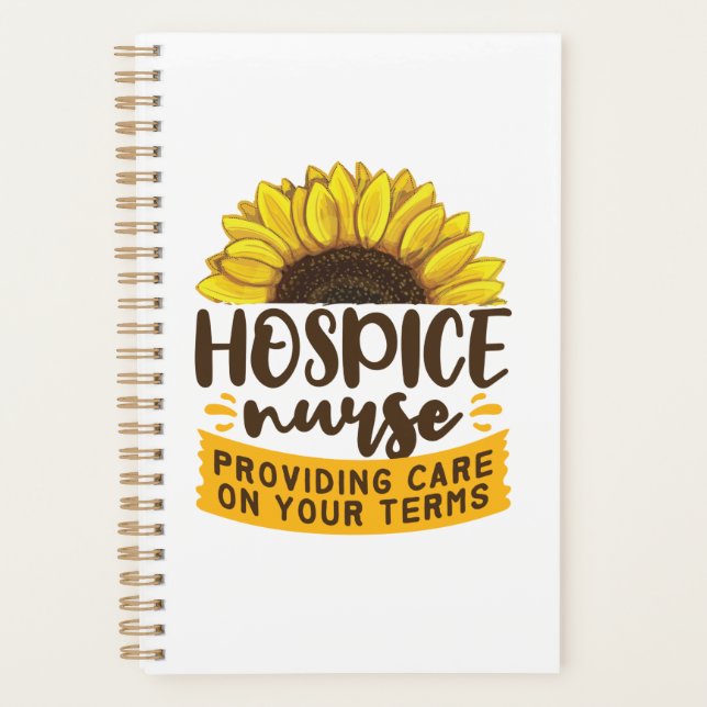 Hospice Nurse Providing Care On Your Terms Planner (Front)