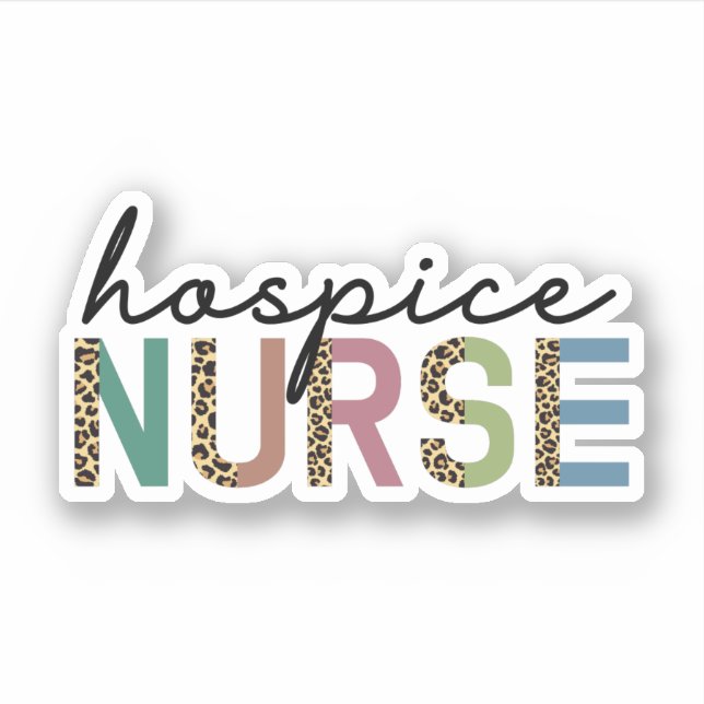 Hospice Nurse RN Nurse appreciation gifts Sticker (Front)