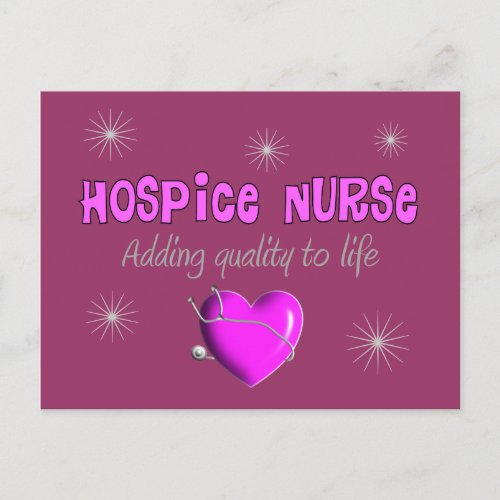 Hospice Nurse T_shirts and Gifts Postcard