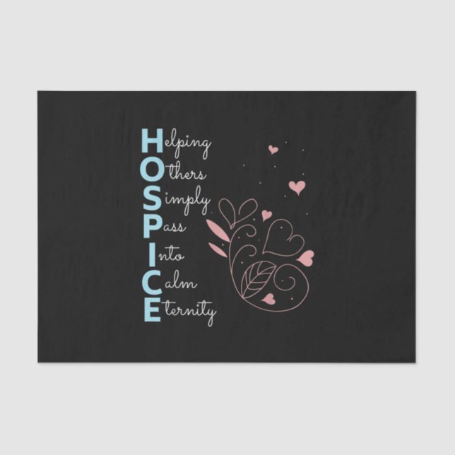 Hospice Nurse Tissue Paper (Front)