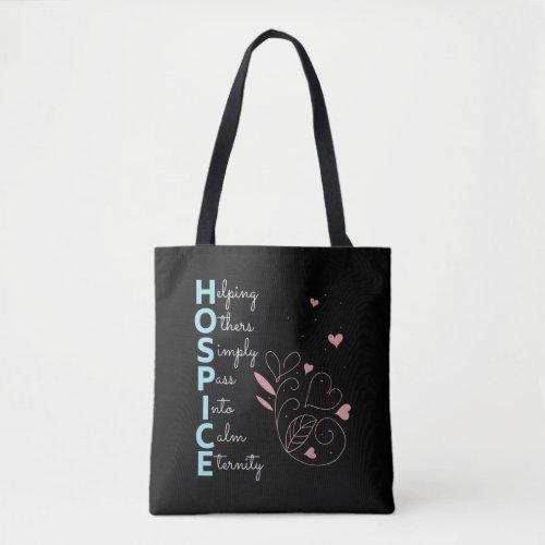 Hospice Nurse Tote Bag