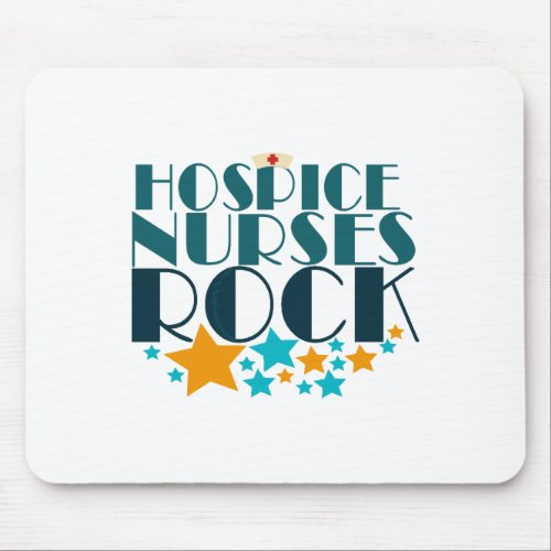 Hospice Nurses Rock Mouse Pad