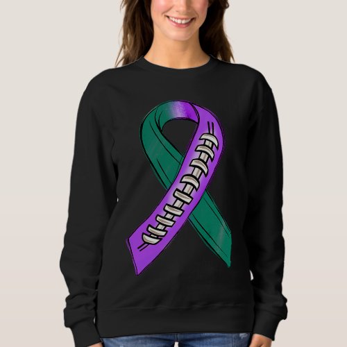Hospice Palliative Care Awareness Month Football Sweatshirt