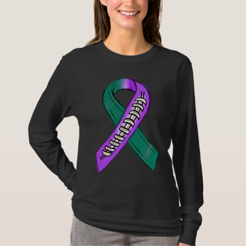 Hospice Palliative Care Awareness Month Football T_Shirt