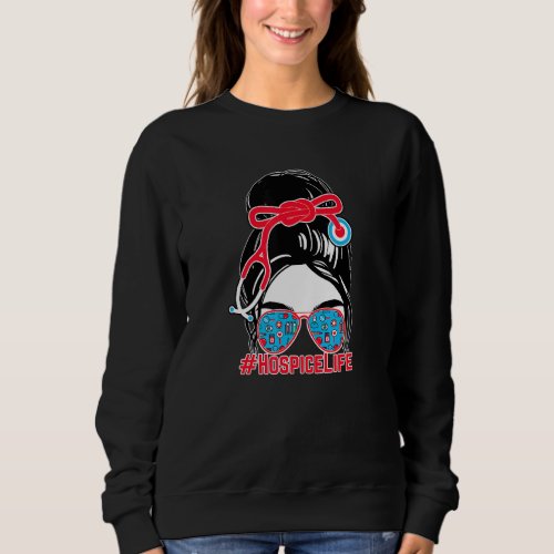 Hospice Registered Nurse For Women Sweatshirt