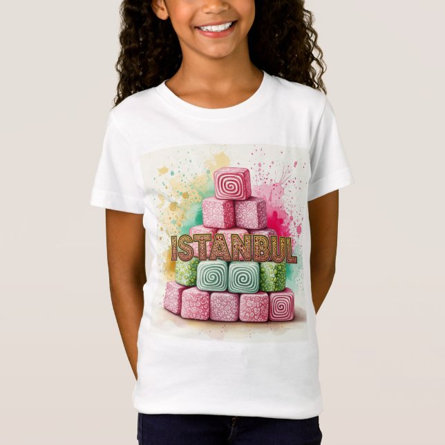  Hospitable Istanbul, Turkish Delight, by Natasha  T-Shirt (Front)