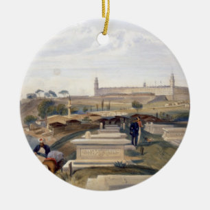 Hospital and Cemetery, Scutari, plate from 'The Se Ceramic Ornament