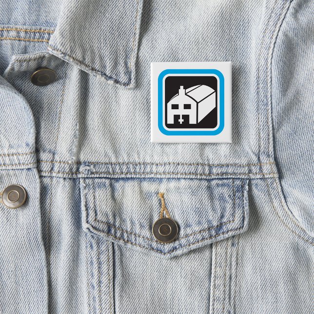 Hospital Barn Icon Minimalist Healthcare Facility  Button (Creator Uploaded)