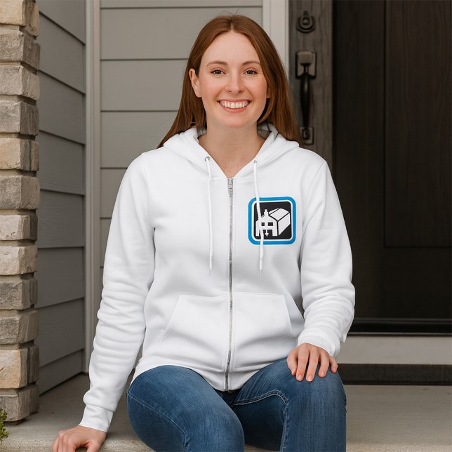 Hospital Barn Icon Minimalist Healthcare Facility  Hoodie (Creator Uploaded)