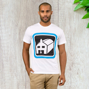 Hospital Barn Icon Minimalist Healthcare Facility  T-Shirt