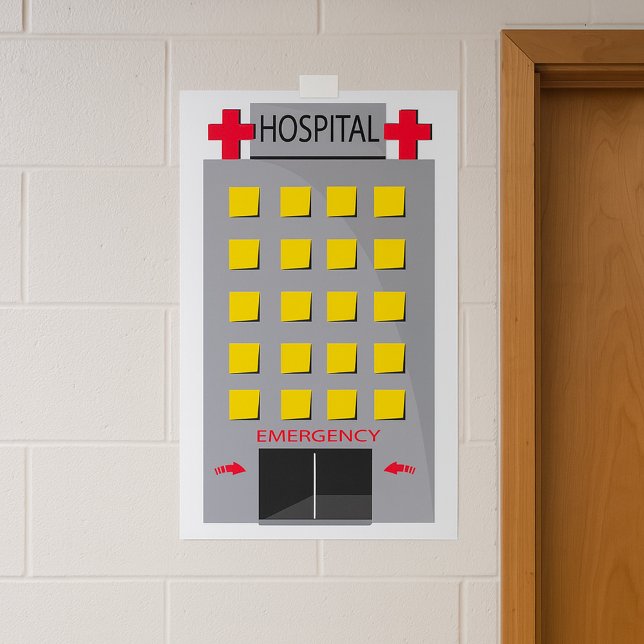 Hospital Building Emergency Entrance Poster (Creator Uploaded)