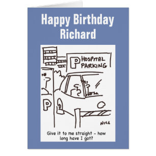 Hospital Car Parking Theme Cards